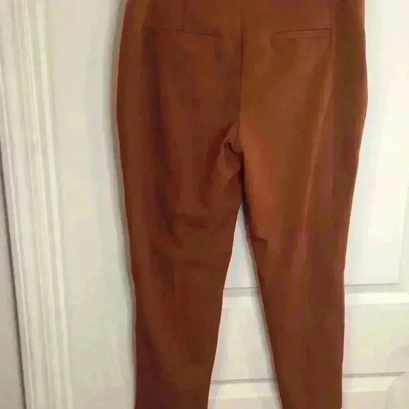Dorothy Perkins Women’s Size 12 Rust Dress Pants Flat Front with Pockets - Picture 9 of 9